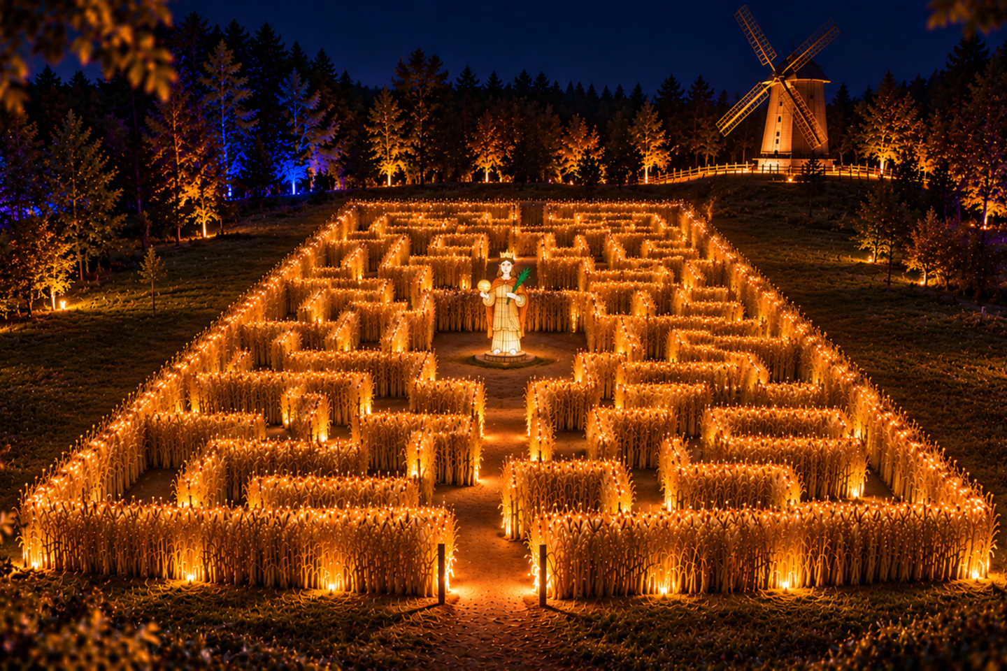 Šviesų festivalis Rumšiškėse