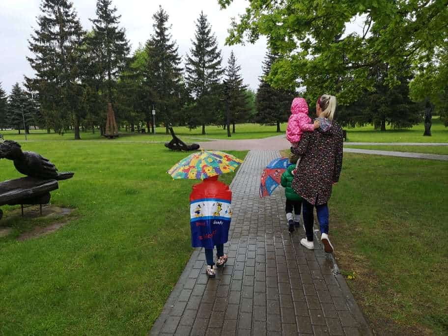 Rokiškyje su vaikais