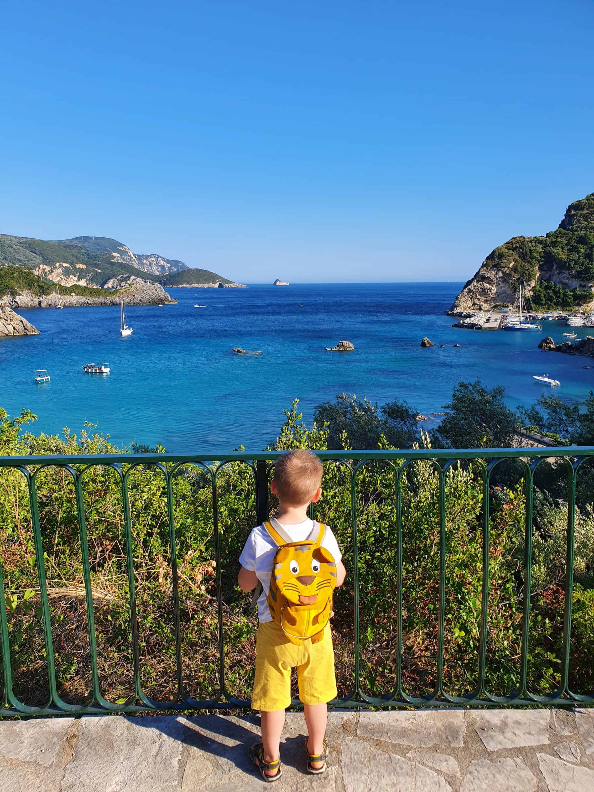 Atostogos su vaikais Korfu saloje