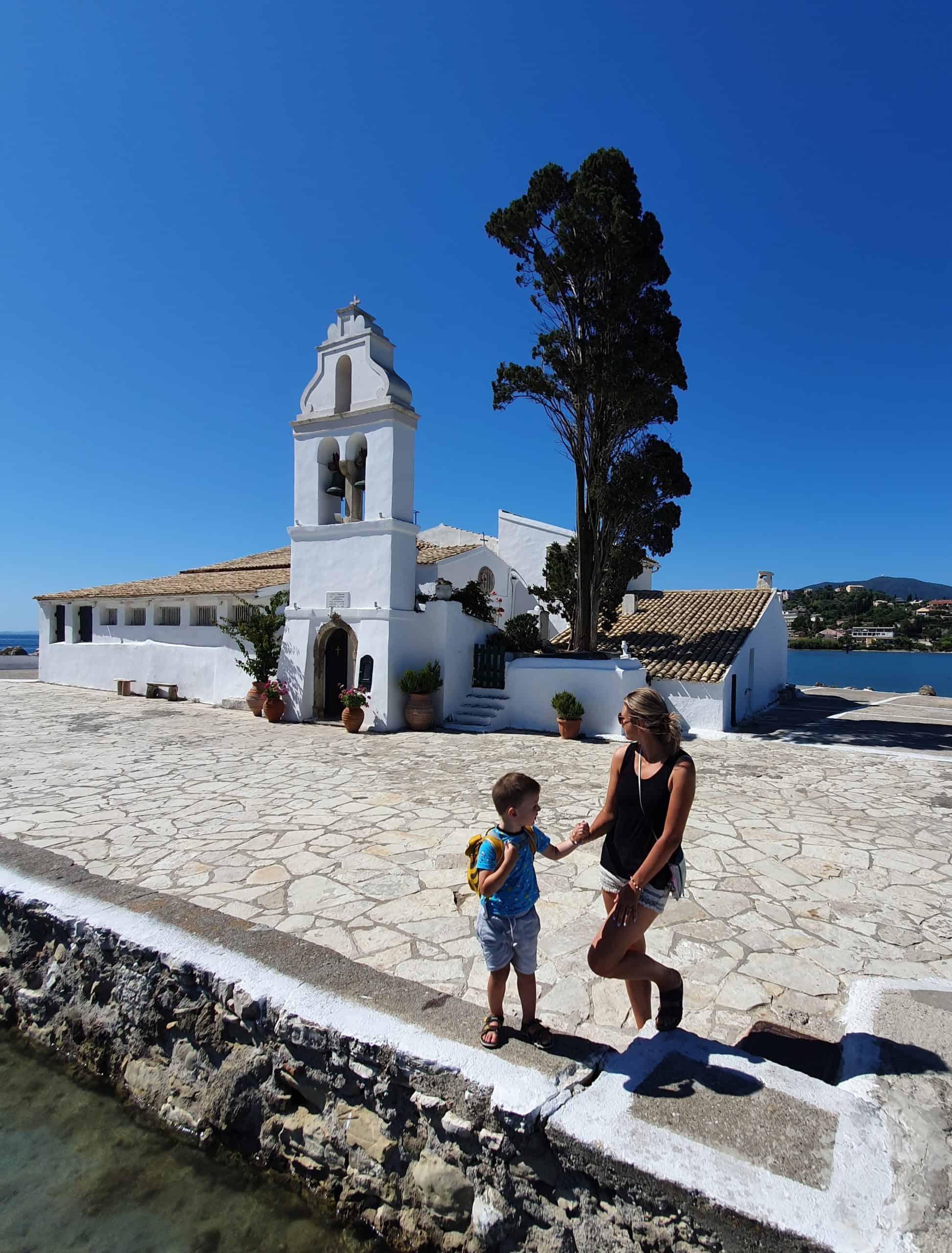 Atostogos su vaikais Korfu saloje