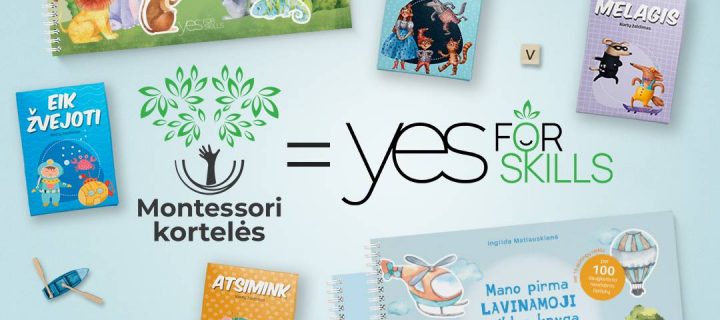 Lavinamosios Montessori priemonės Yes for skills