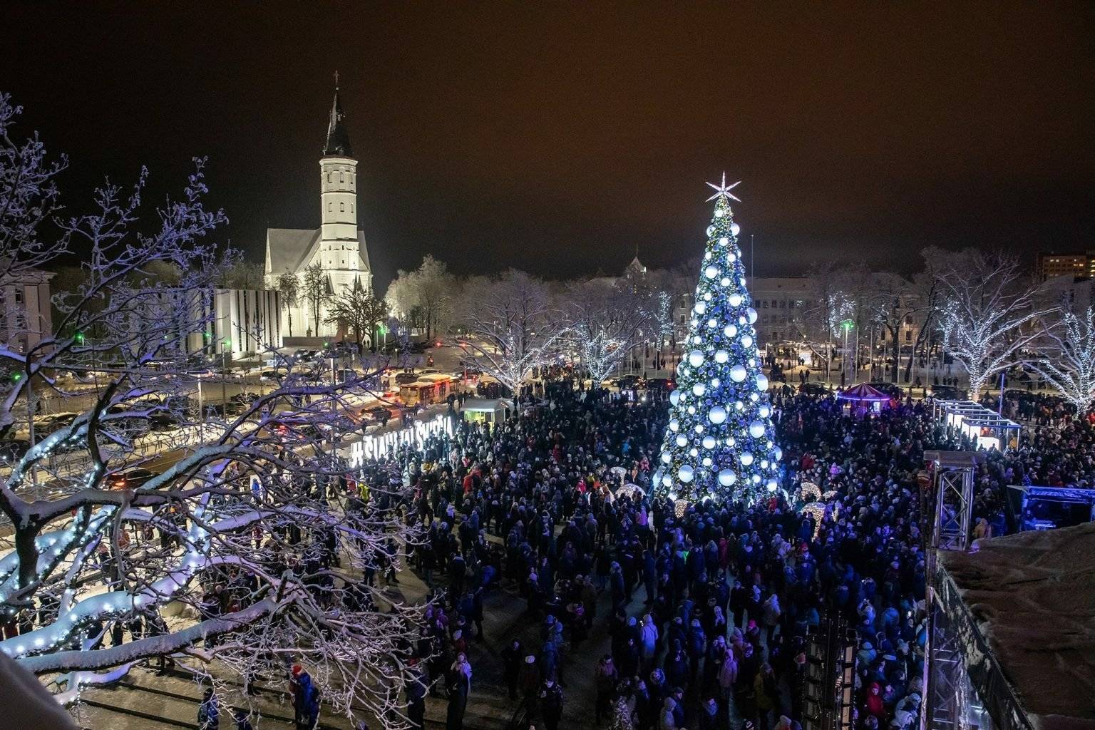 Gražiausios Kalėdų eglutės Lietuvoje- Šiauliai