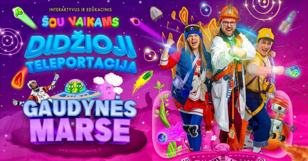 Lietuviškas spektaklis kviečia vaikus pažinti kosmosą