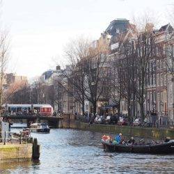 The canals of Amsterdam