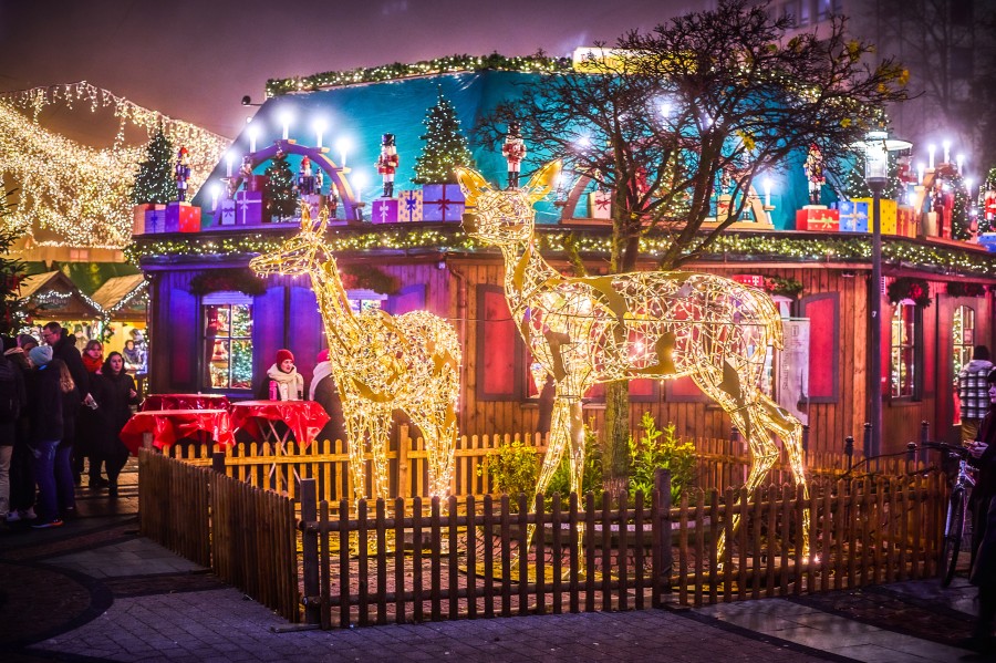 Tarptautinė Eseno kalėdinė mugė „Internationaler Weihnachtsmarkt Essen“ (Christian Deutscher / EMG nuotr.)