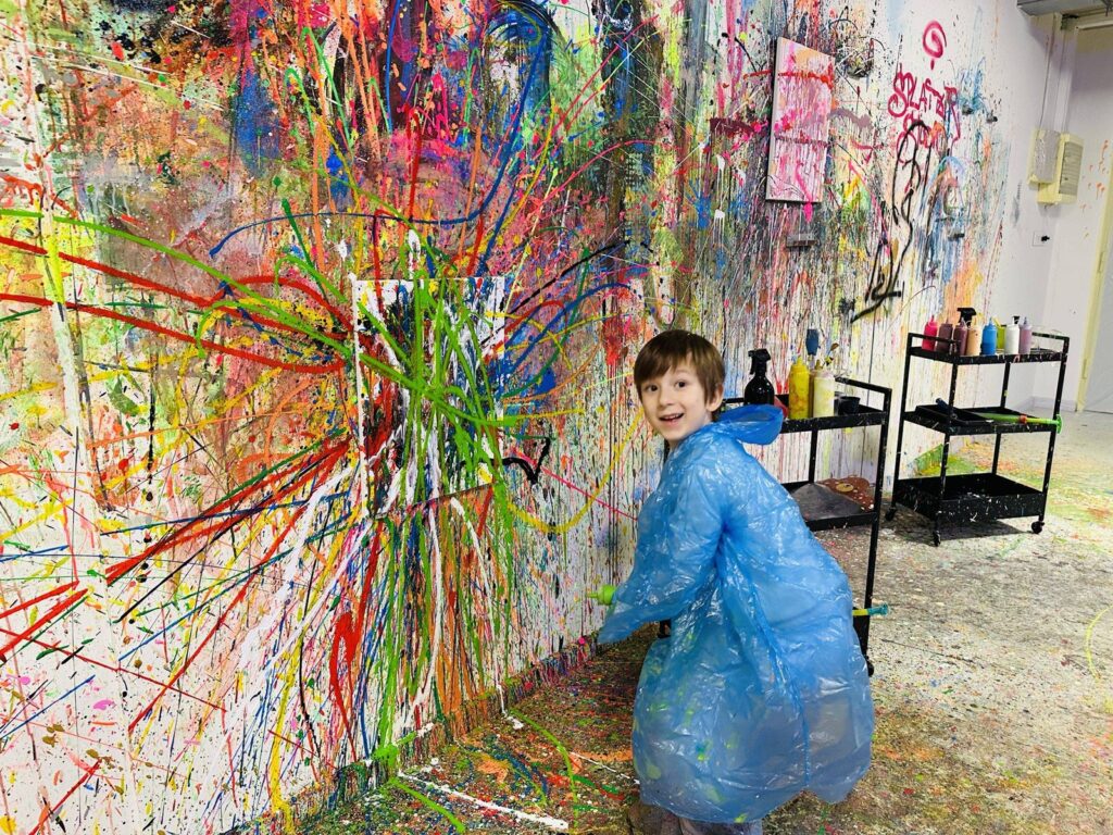 TOP pramoga Vilniuje: Splatter studio