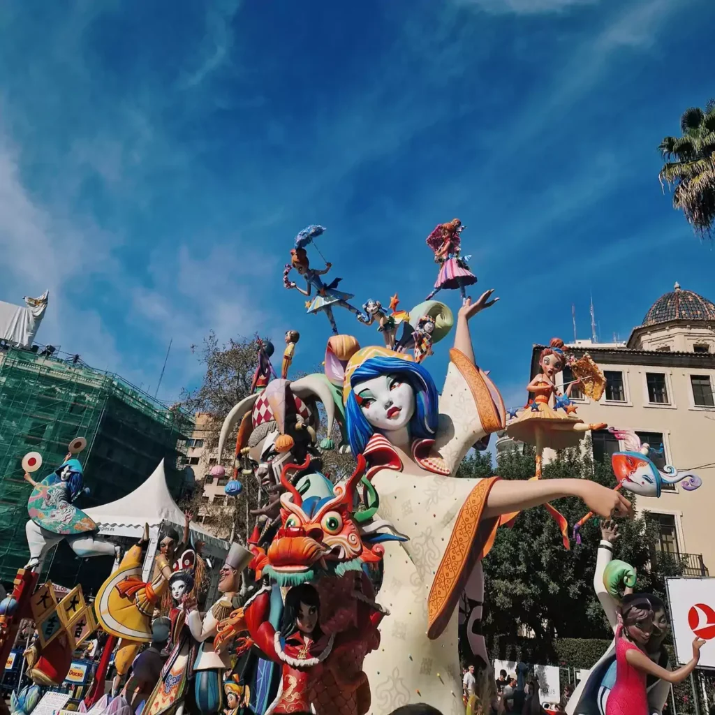 Ugnies pavasario šventė Las Fallas Valensijoje