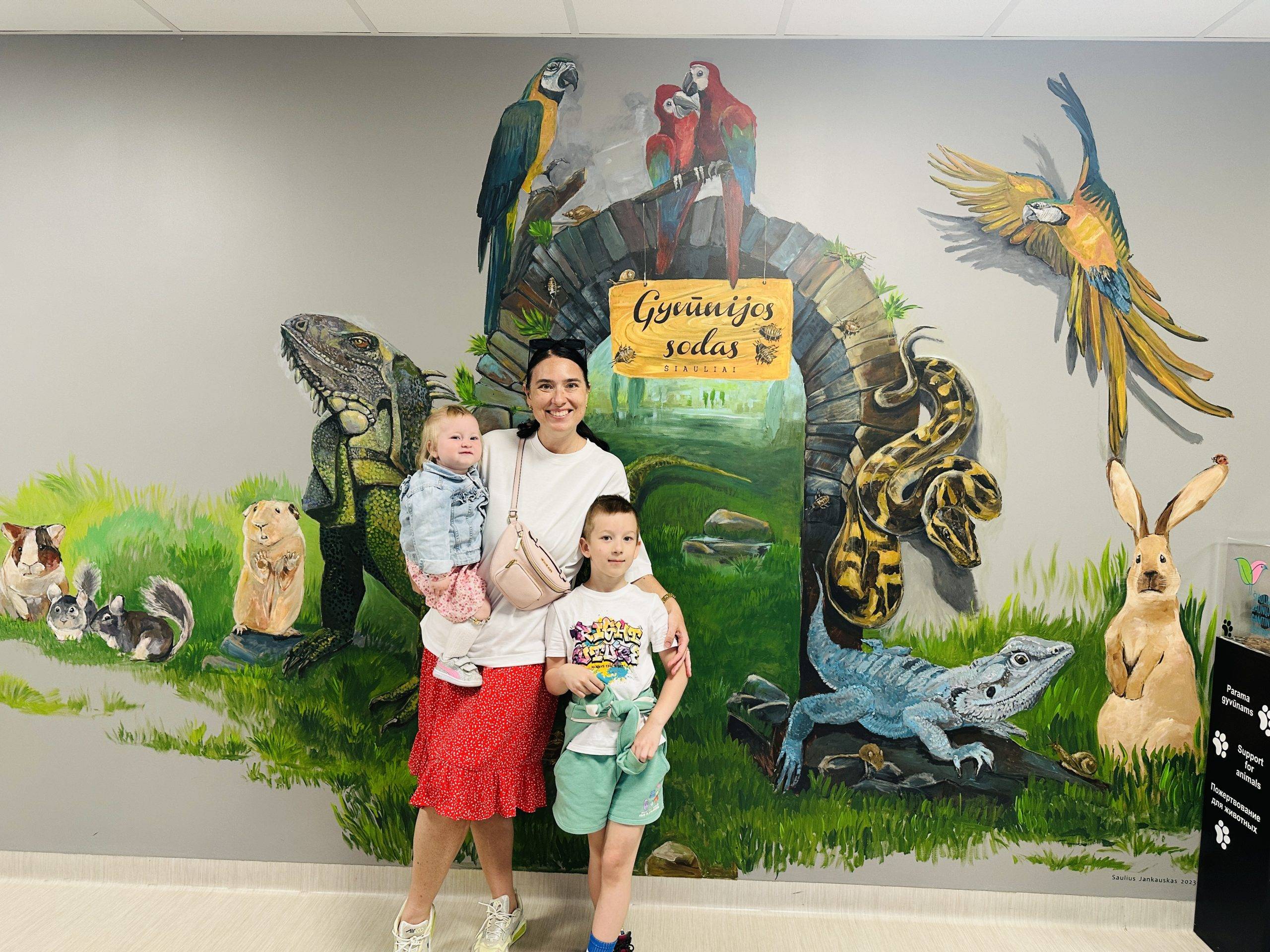 Šiauliuose su vaikais - Gyvūnijos sodas