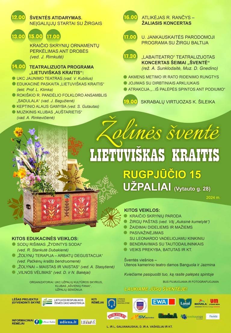 Žolinė Lietuvoje 2024