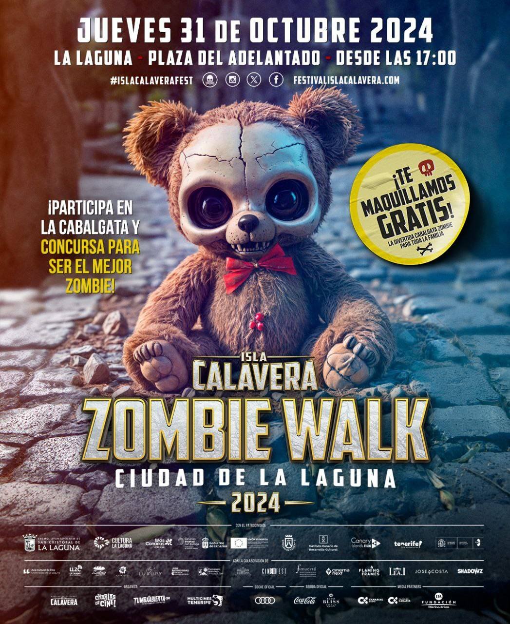 Zombių pasivaikščiojimas 2024 La Lagūnoje