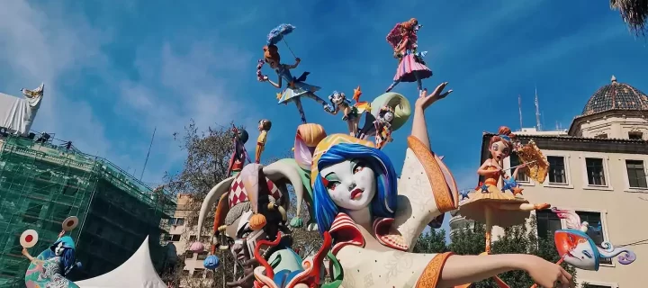 Ugnies pavasario šventė Las Fallas Valensijoje