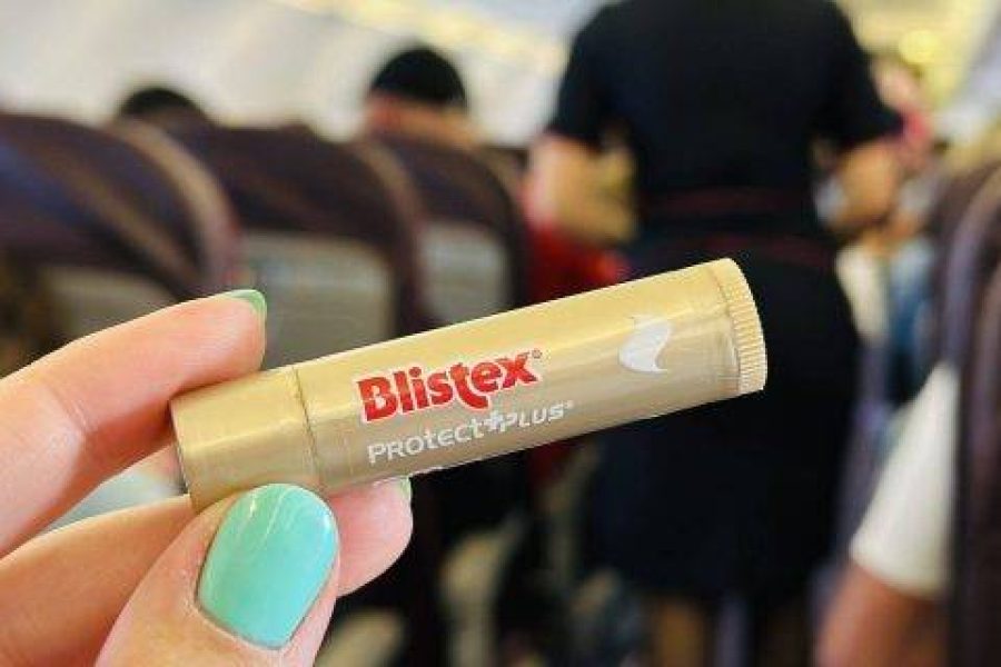 Lip care when travelling