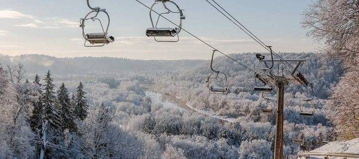 Winter activities in Gauja National Park