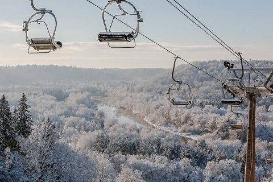 Winter activities in Gauja National Park