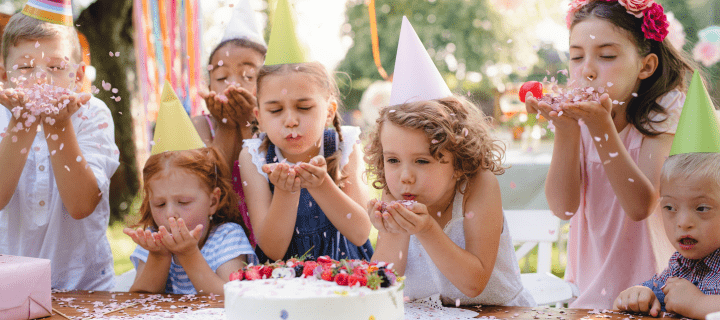 Outdoor children birthday party venues