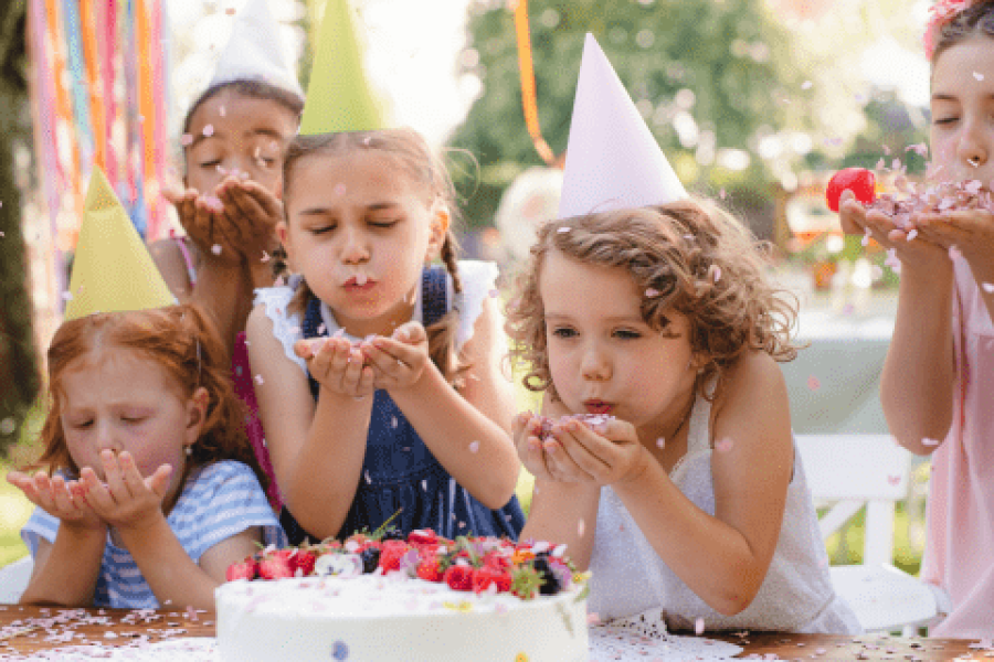 Outdoor children birthday party venues