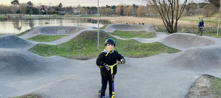 Bicycle tracks and pumptracks in Vilnius 