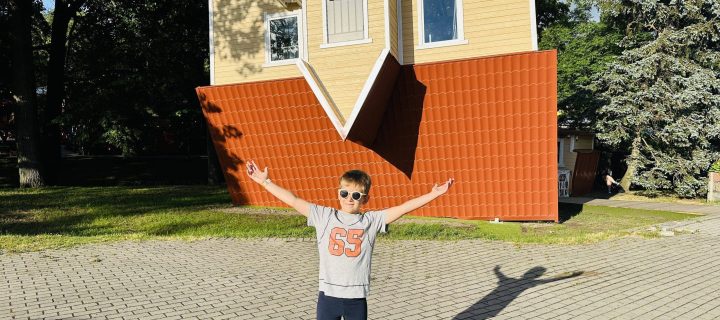 Upside down house in Palanga