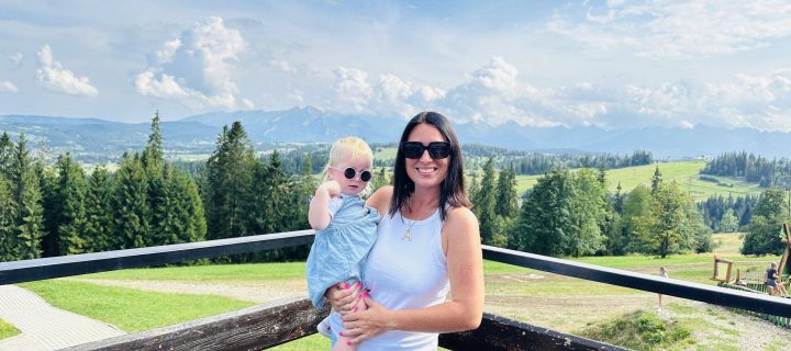 Mountains in Poland with children