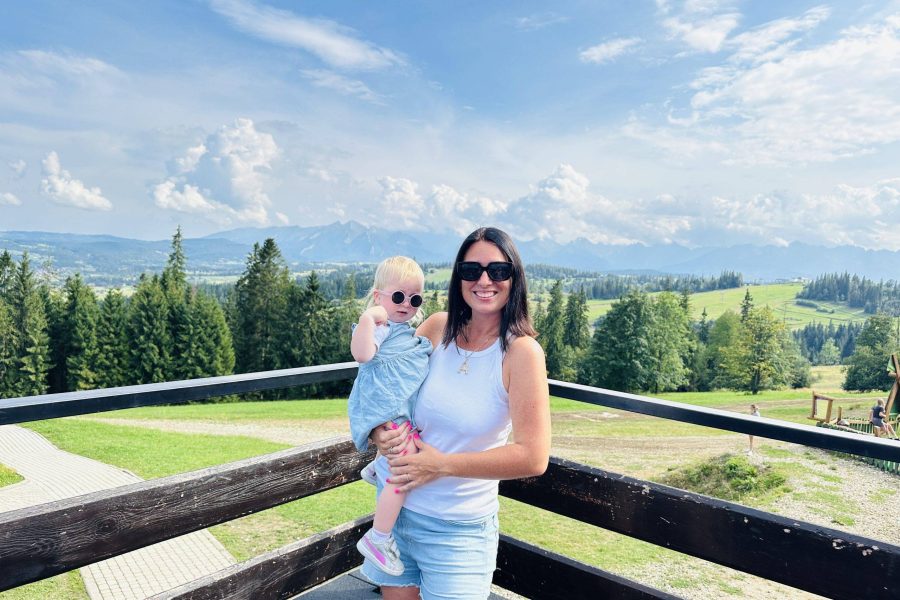 Mountains in Poland with children