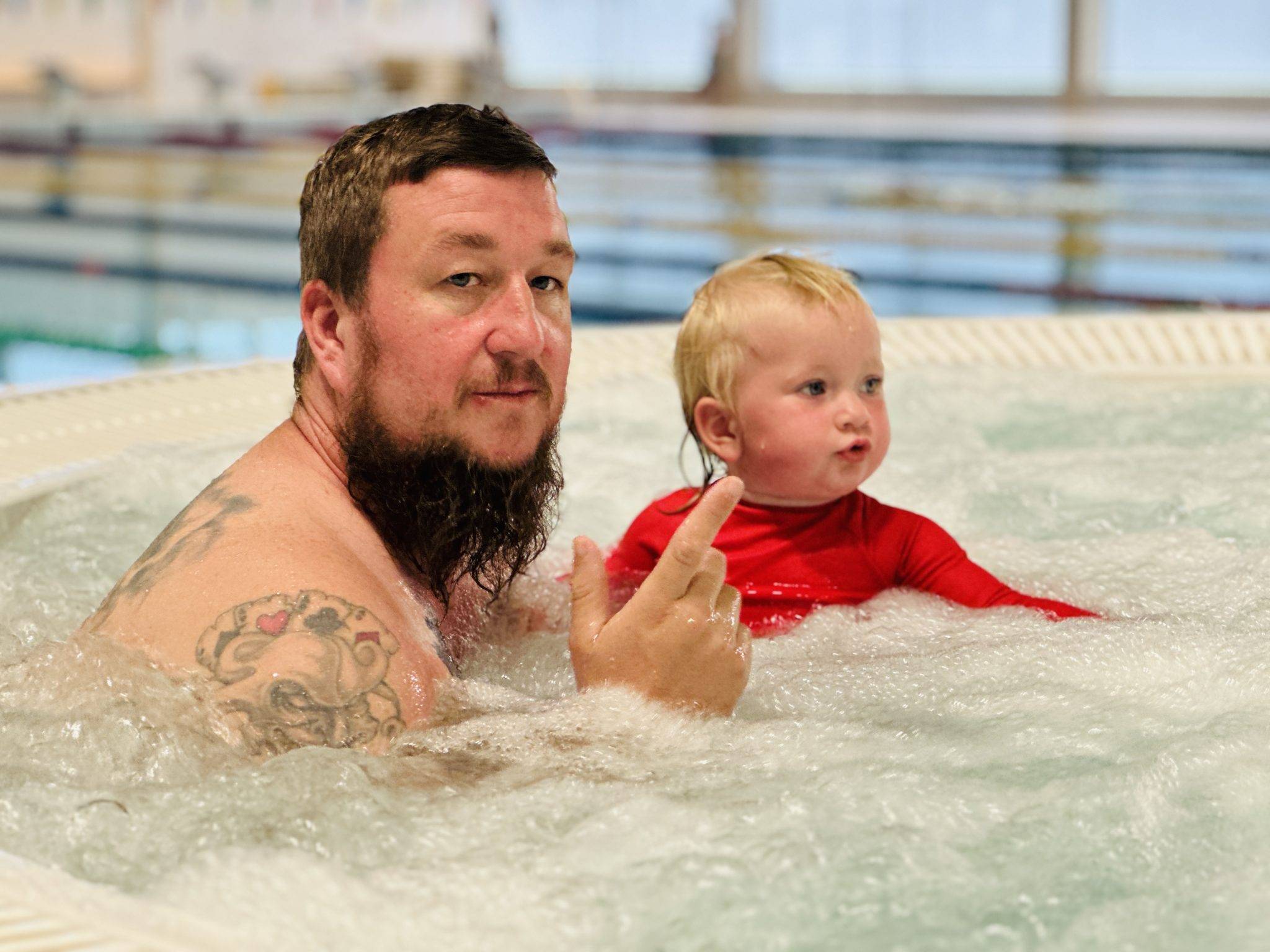 Klaipeda Swimming Pool with family