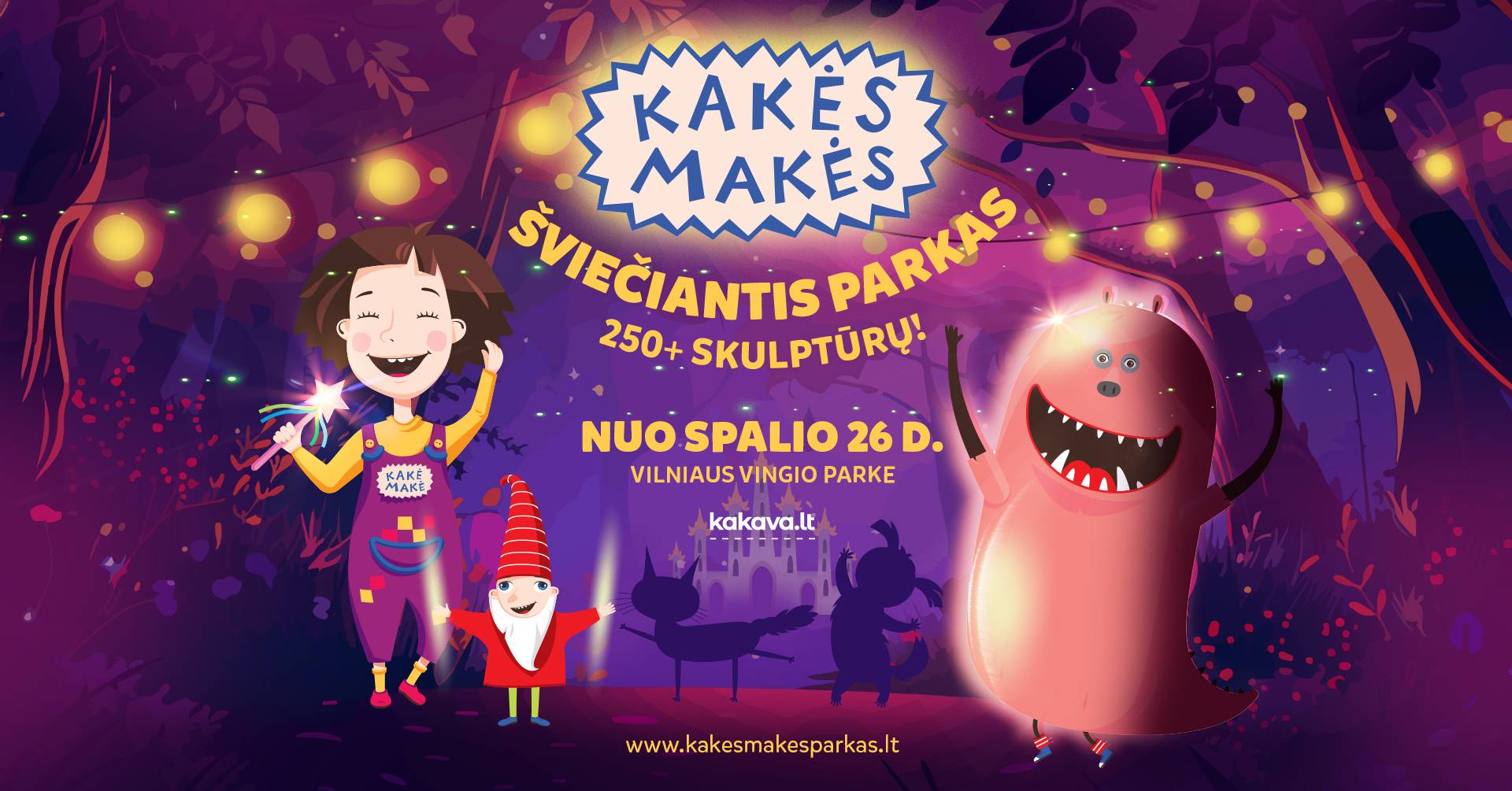 Kakės Makės šviečiantis parkas grįžta