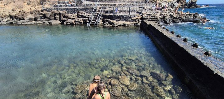 Natural pools in Tenerife