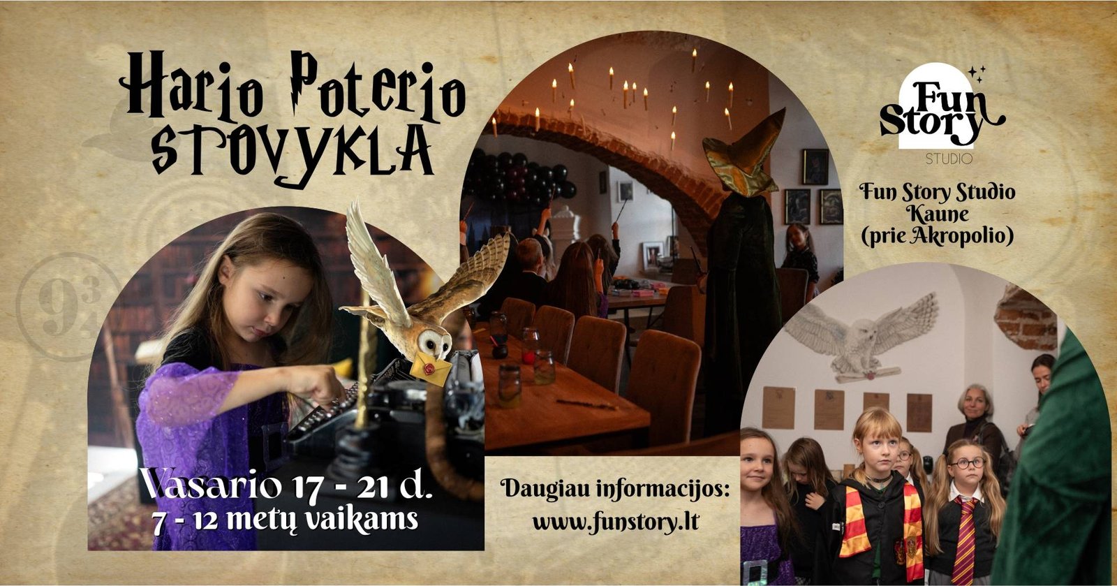 Magiška Hario Poterio Stovykla