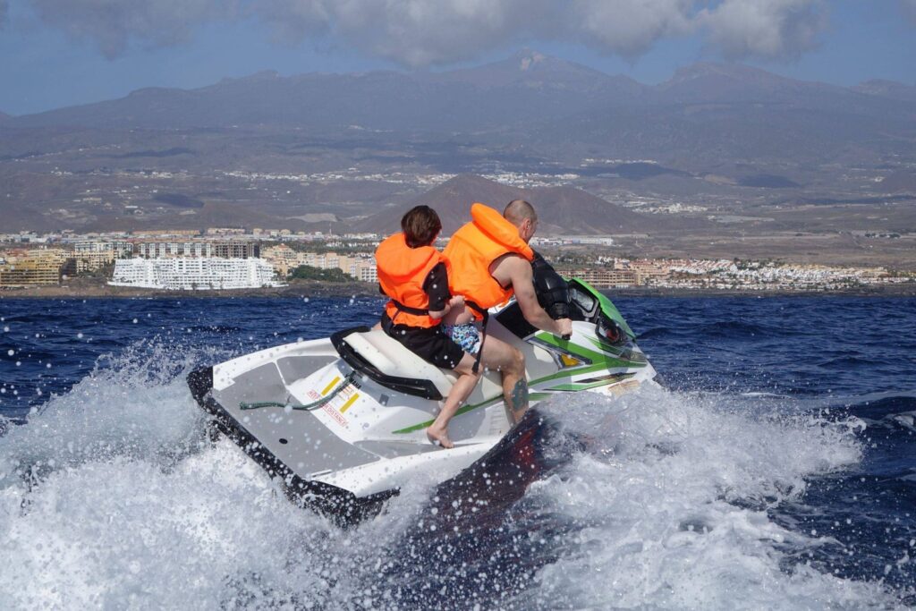 Vandens motociklai Turbo Jet Ski Tenerifėje
