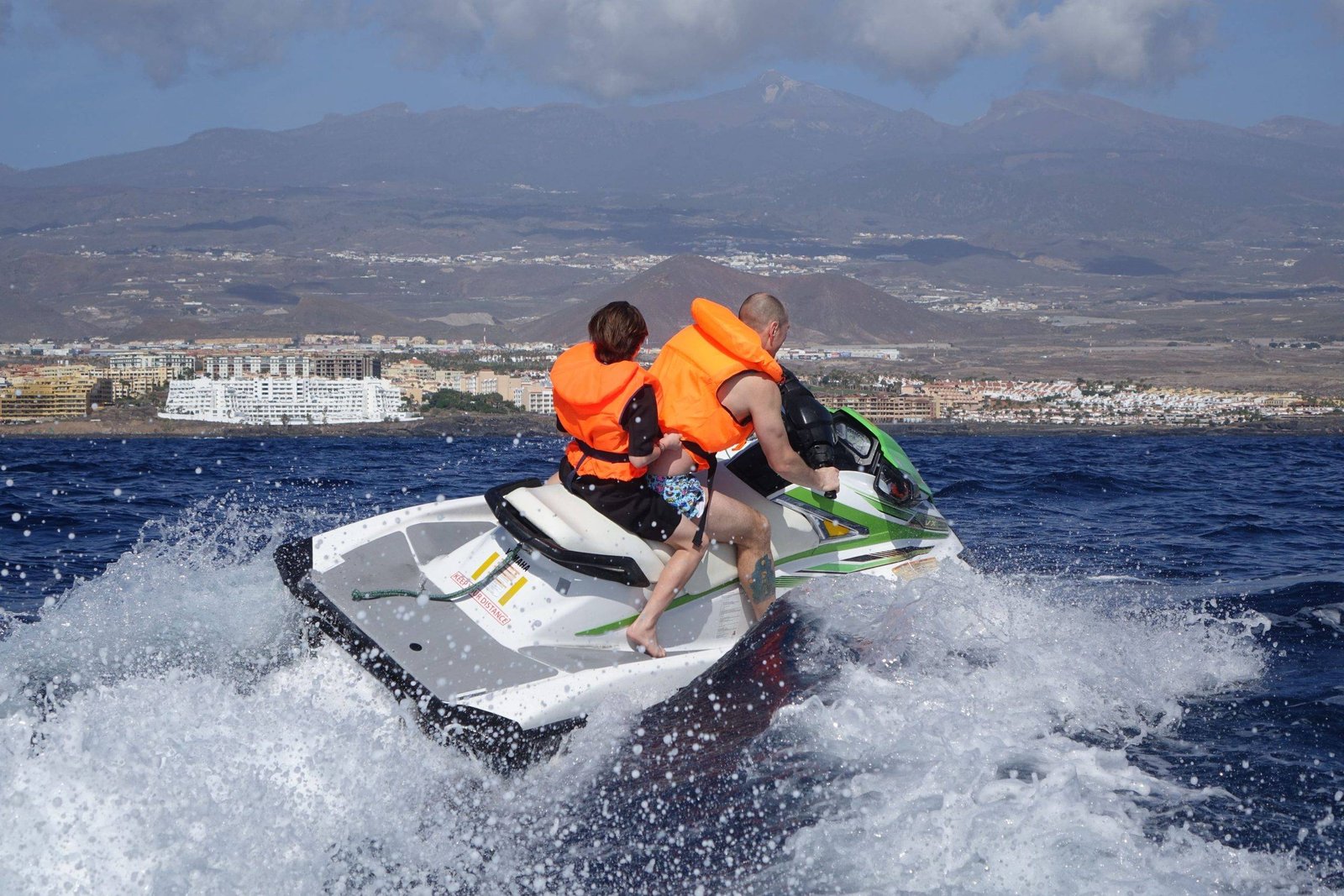 Vandens motociklai Turbo Jet Ski Tenerifėje