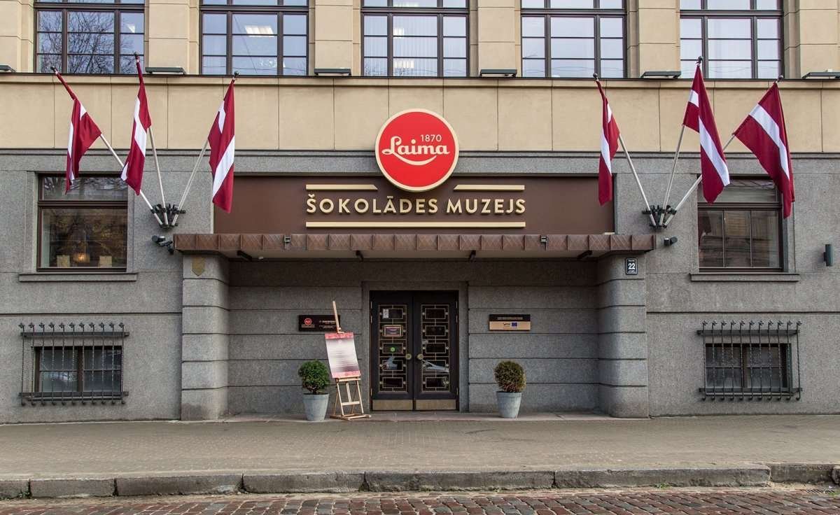 Geriausi muziejai Latvijoje. Laima šokolado muziejus