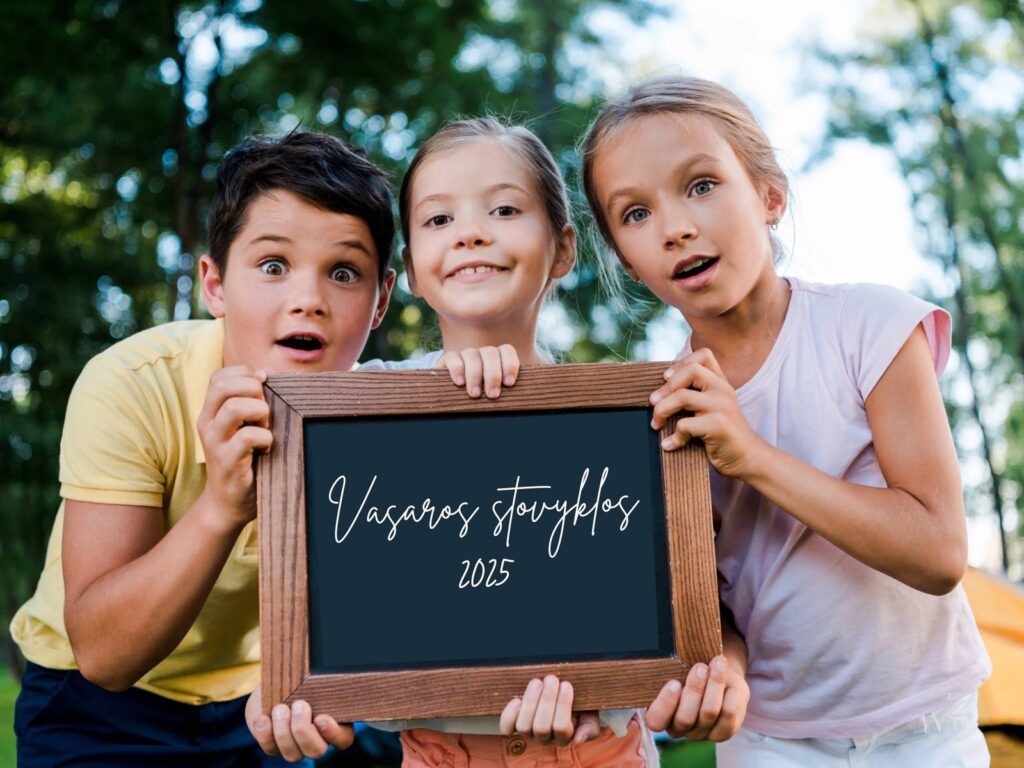Vasaros stovyklos vaikams 2025