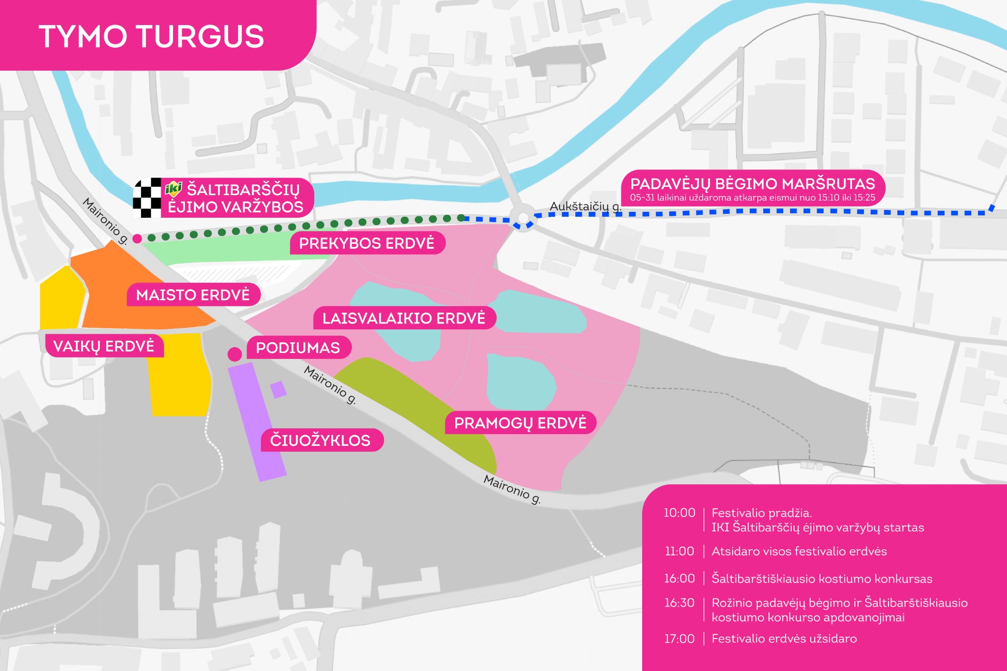 Šaltibarščių festivalio zonos Tymo turguje