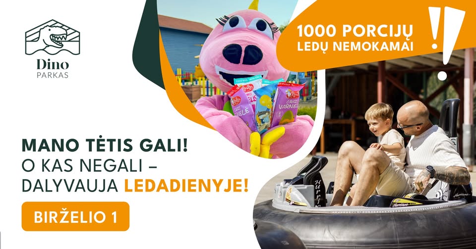 Tėvo diena Dino parke 2025
