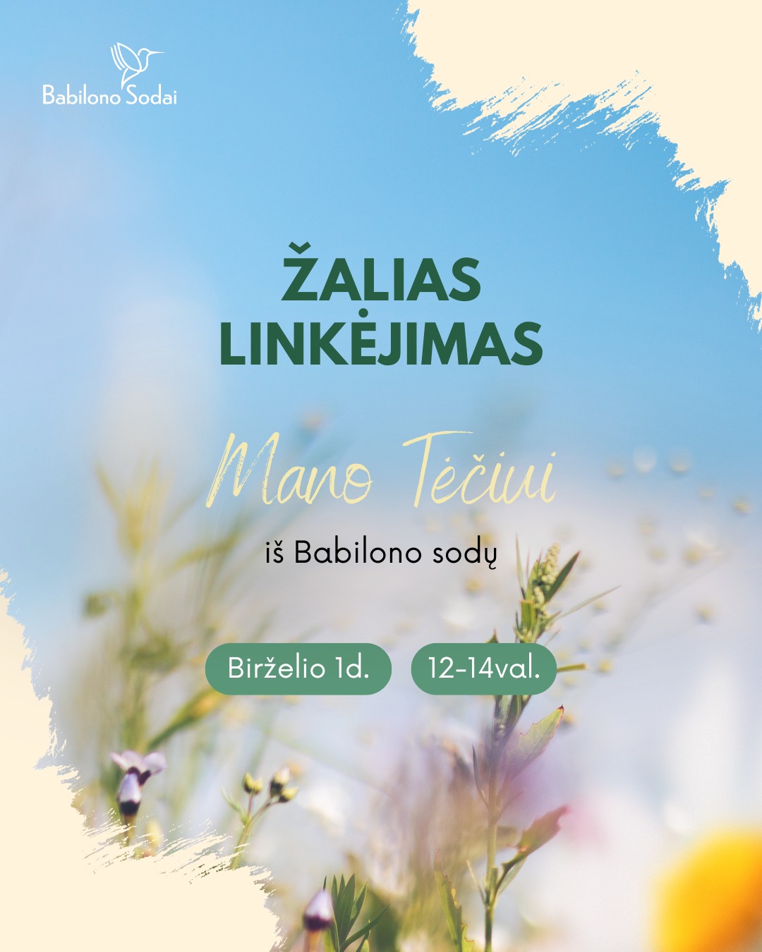 Tėvo dienos dirbtuvės Babilono soduose