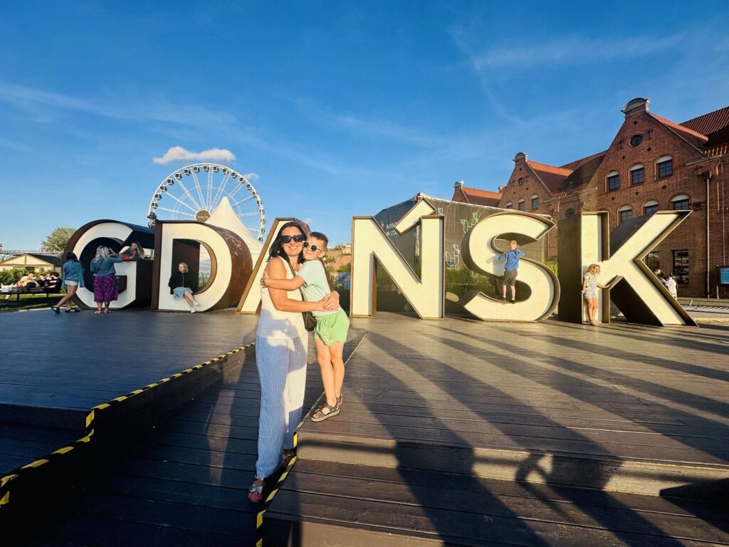 Gdanskas su vaikais