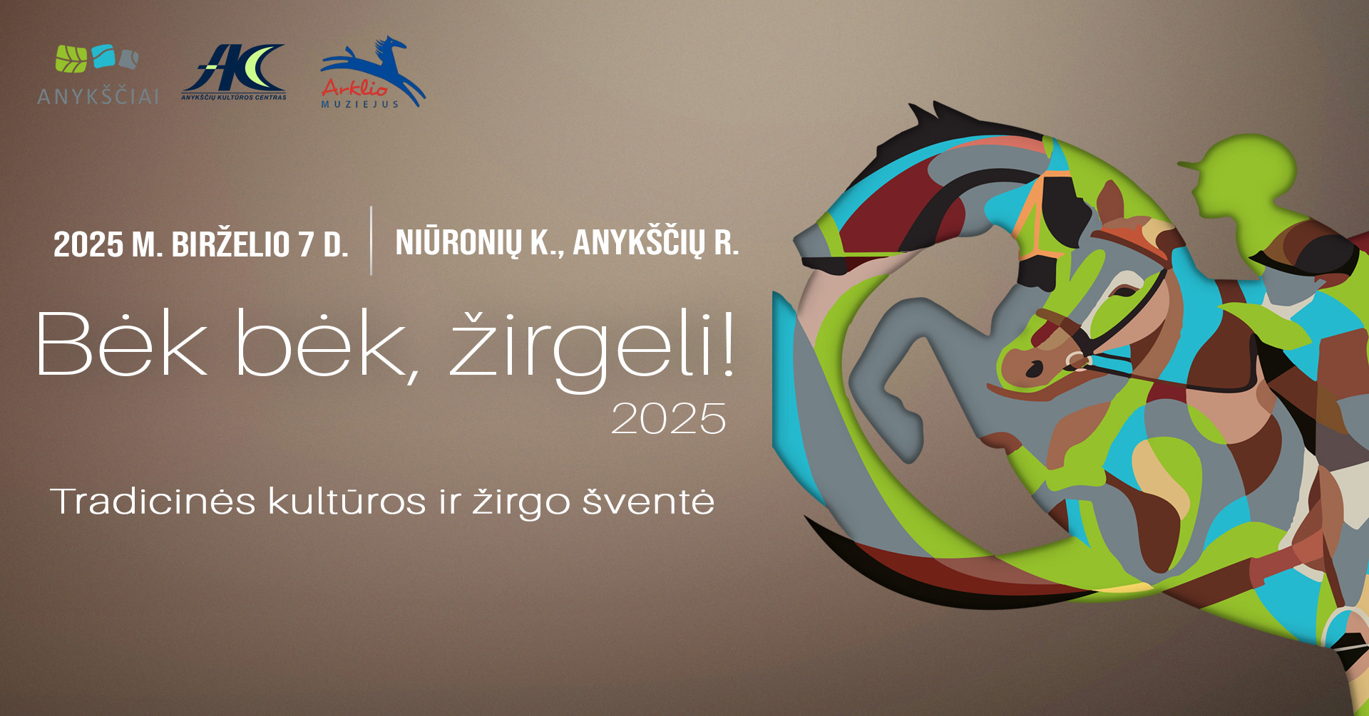 Kultūros ir žirgo šventė „Bėk bėk, žirgeli!“ Anykščiuose