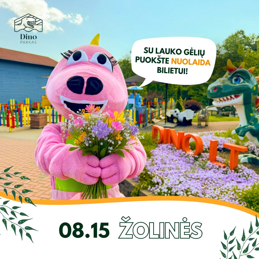 Žolinė Lietuvoje 2025. Dino parkas