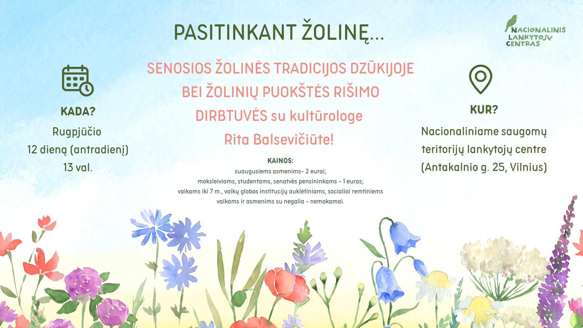 Žolinė Lietuvoje 2025. Edukacija Dzūkijoje