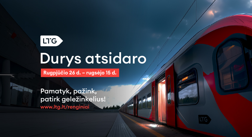 LTG grupė kviečia švęsti Geležinkelininko dieną: ypatingi maršrutai, atviri geležinkelio objektai ir specialūs renginiai