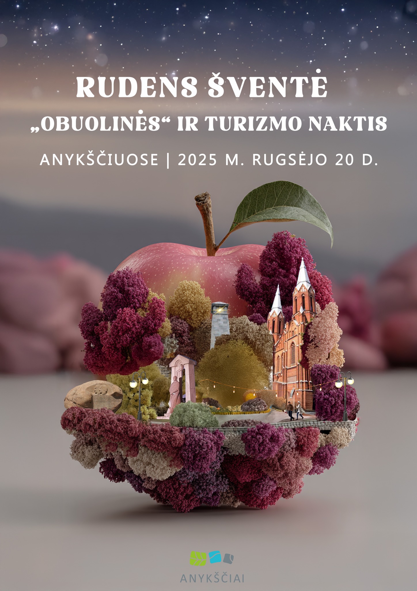 Obuolinės ir turizmo naktis Anykščiuose 2025
