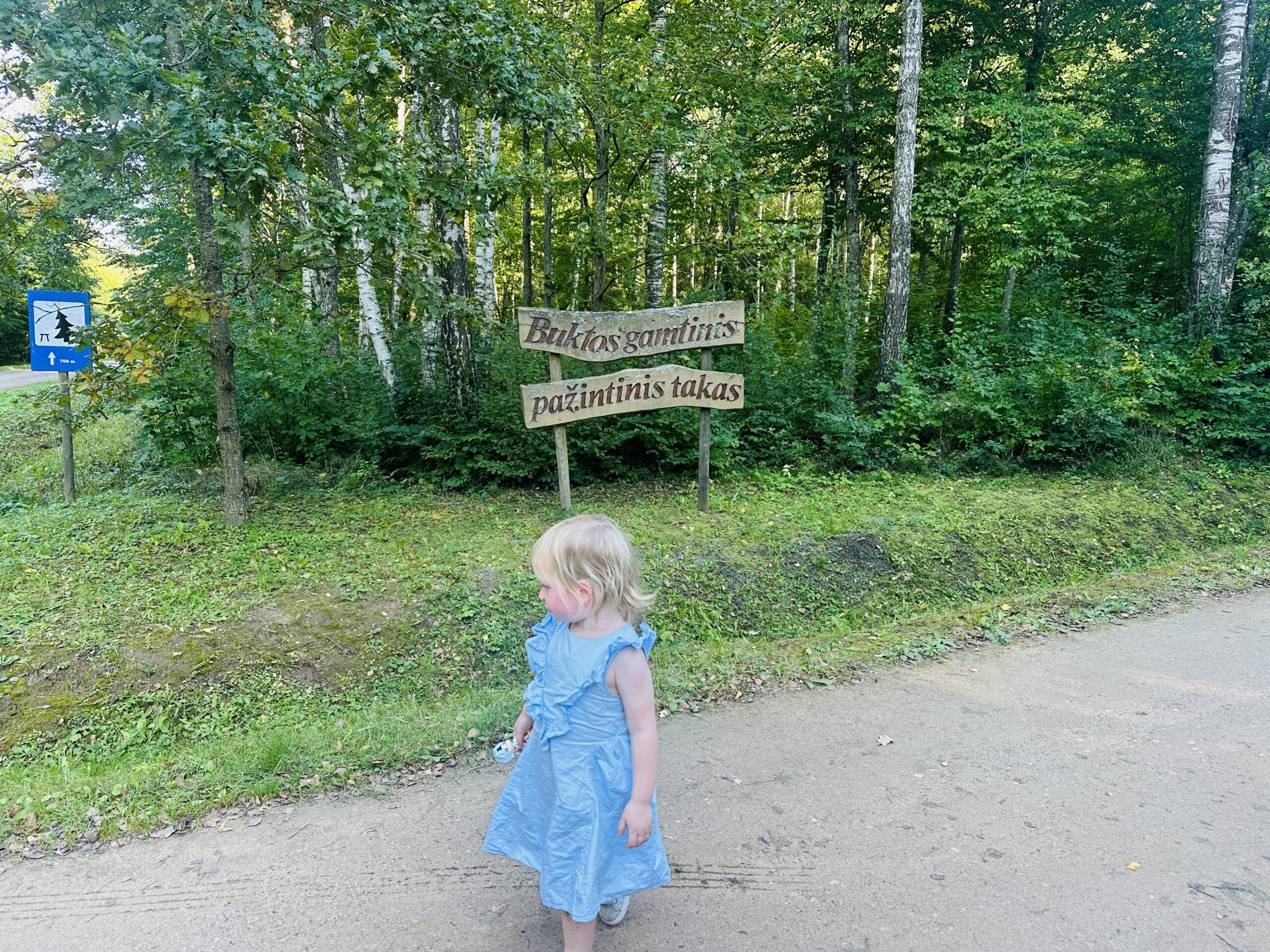 Buktos pažintinis takas su vaikais