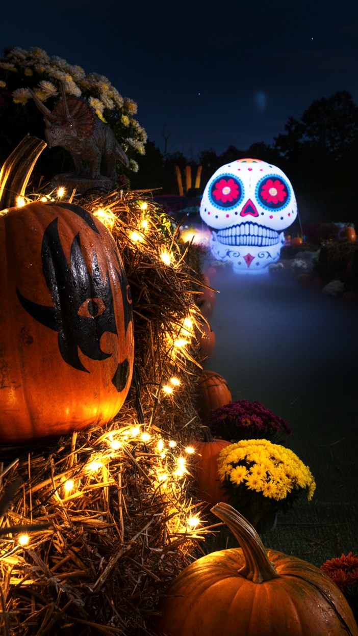 Helovyno renginys Dino parke DINO de los BOOertos