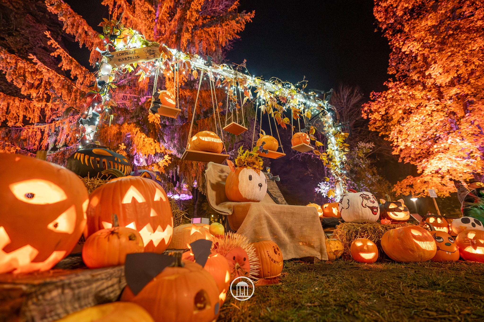 Šviečiančių moliūgų vakarai 2025 Druskininkuose