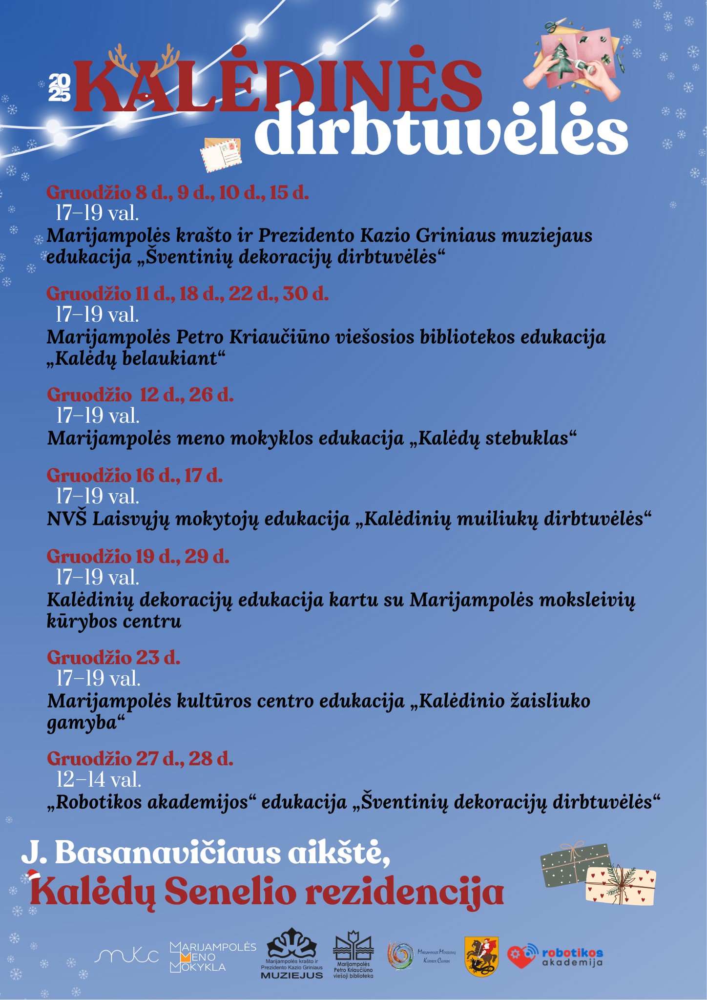 Kalėdos Marijampolėje 2025