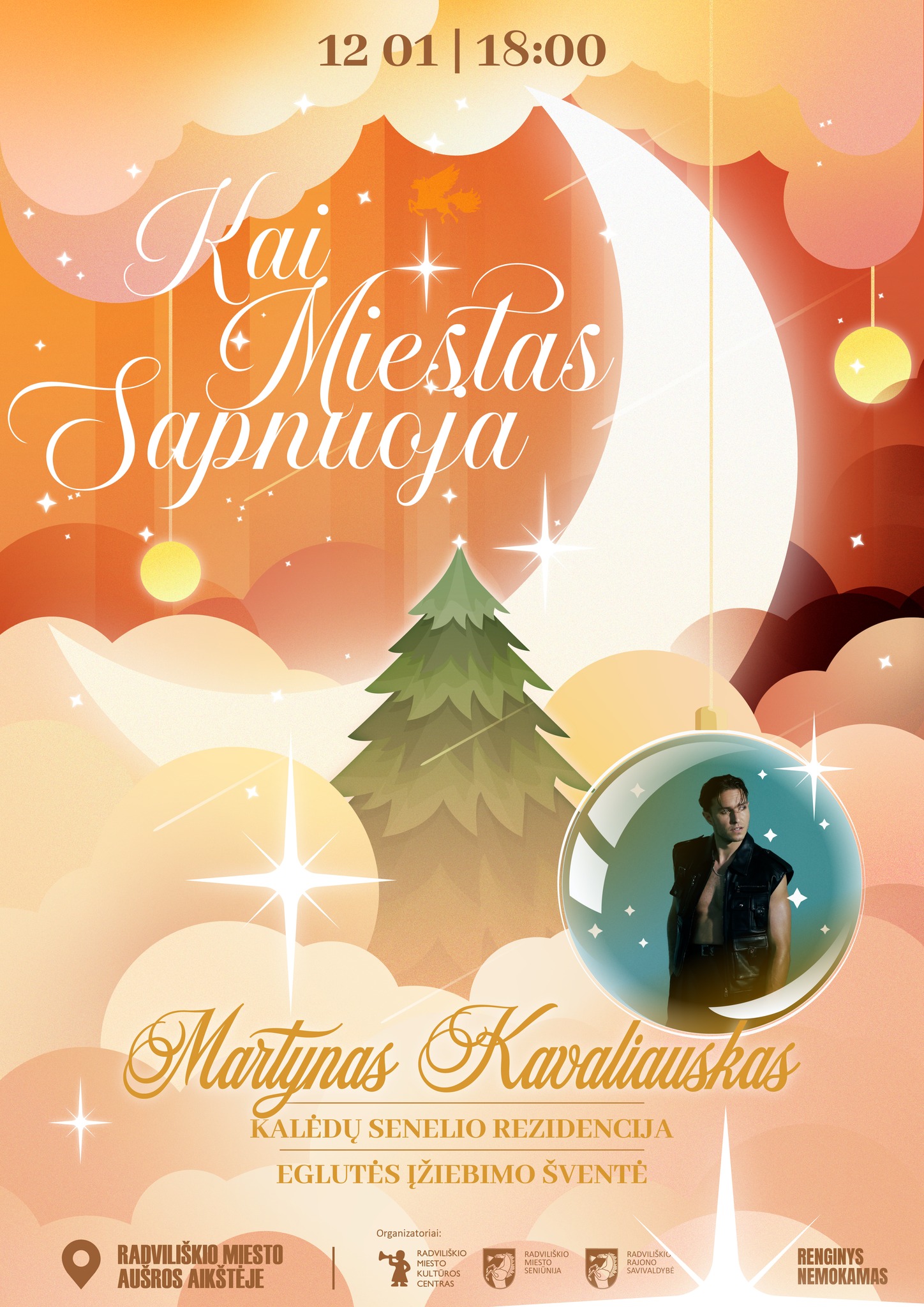 Radviliškio Kalėdų eglutės įžiebimas 2025