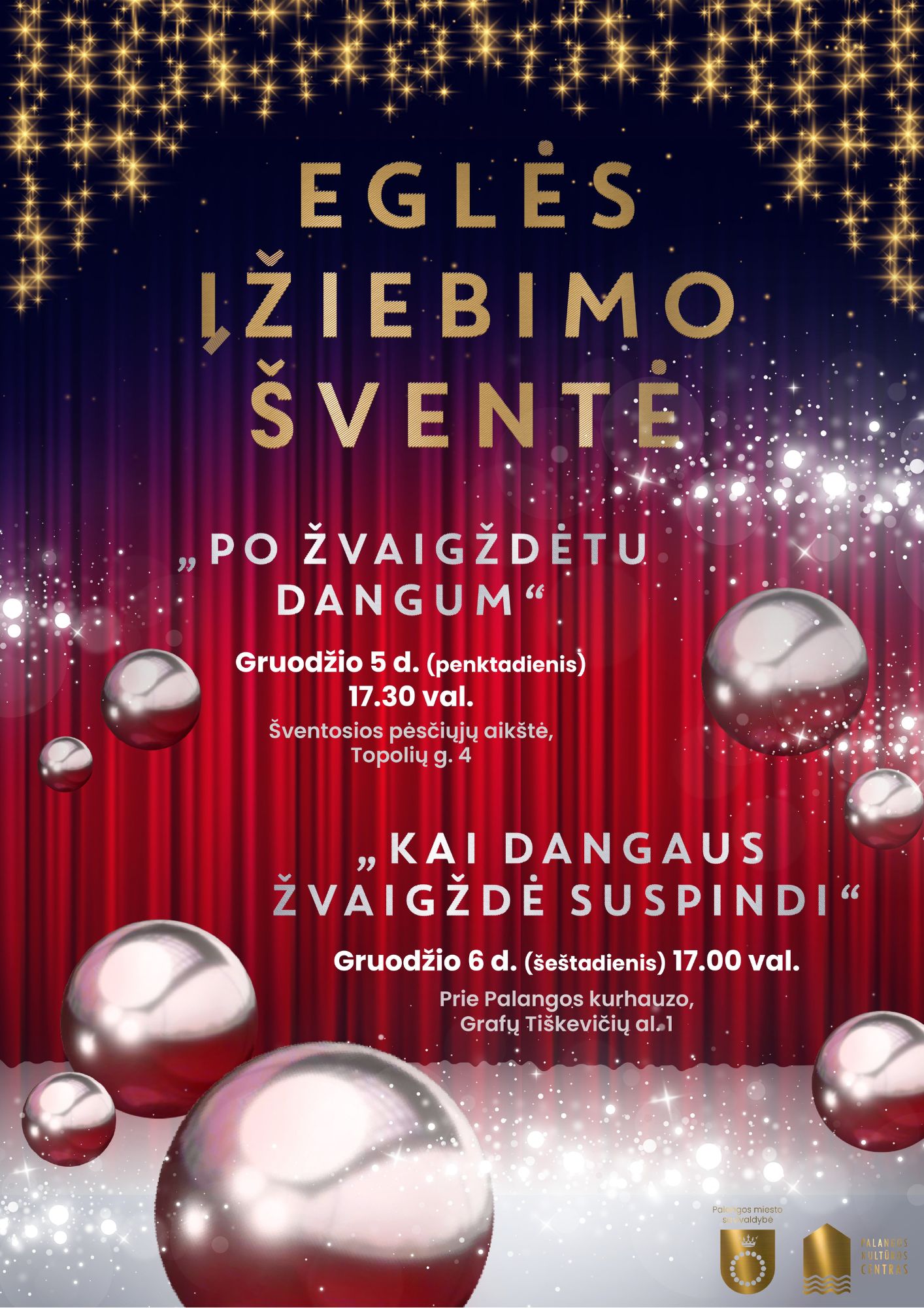 Palangos Kalėdų eglutės įžiebimas 2025