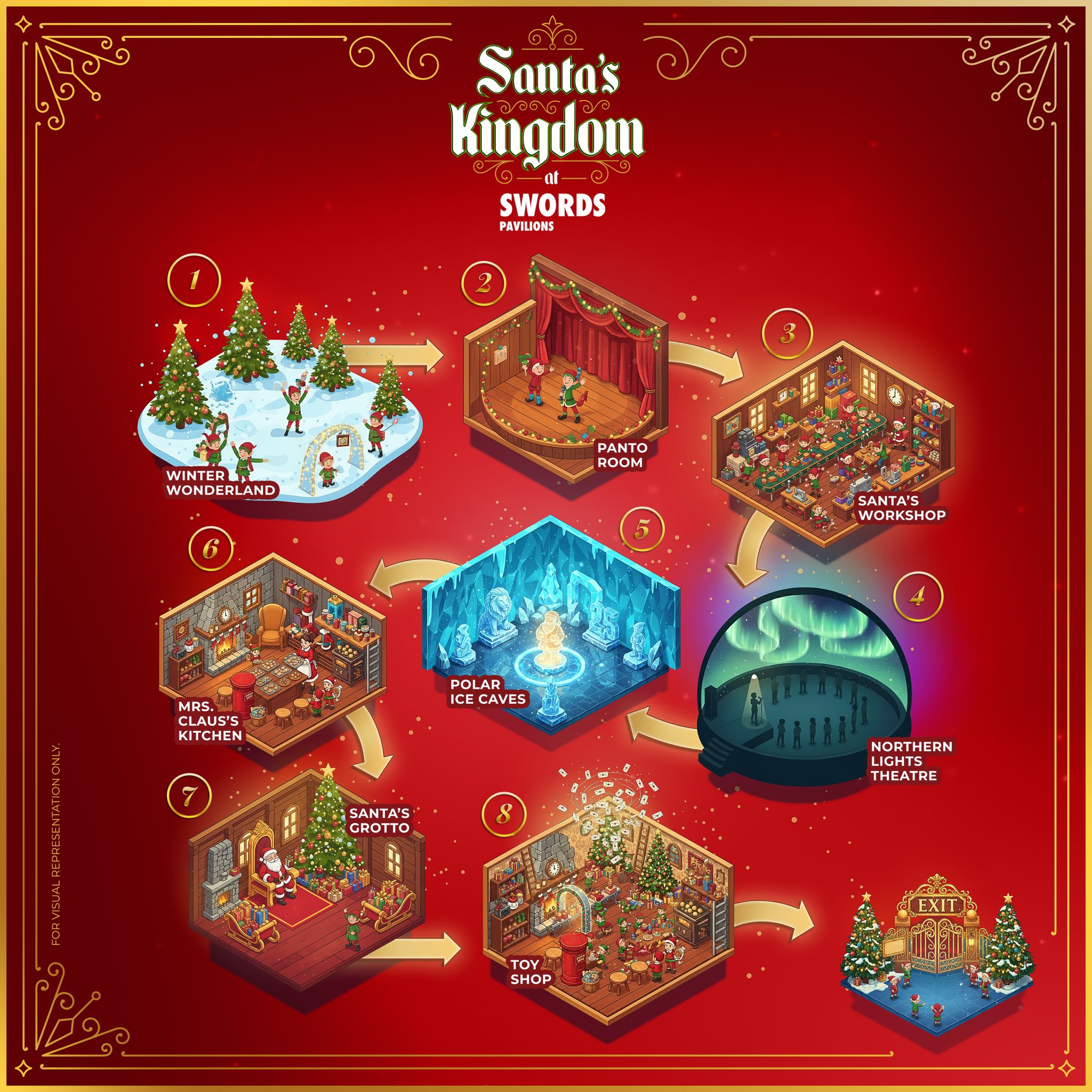 Naujiena Dubline Santa’s Kingdom