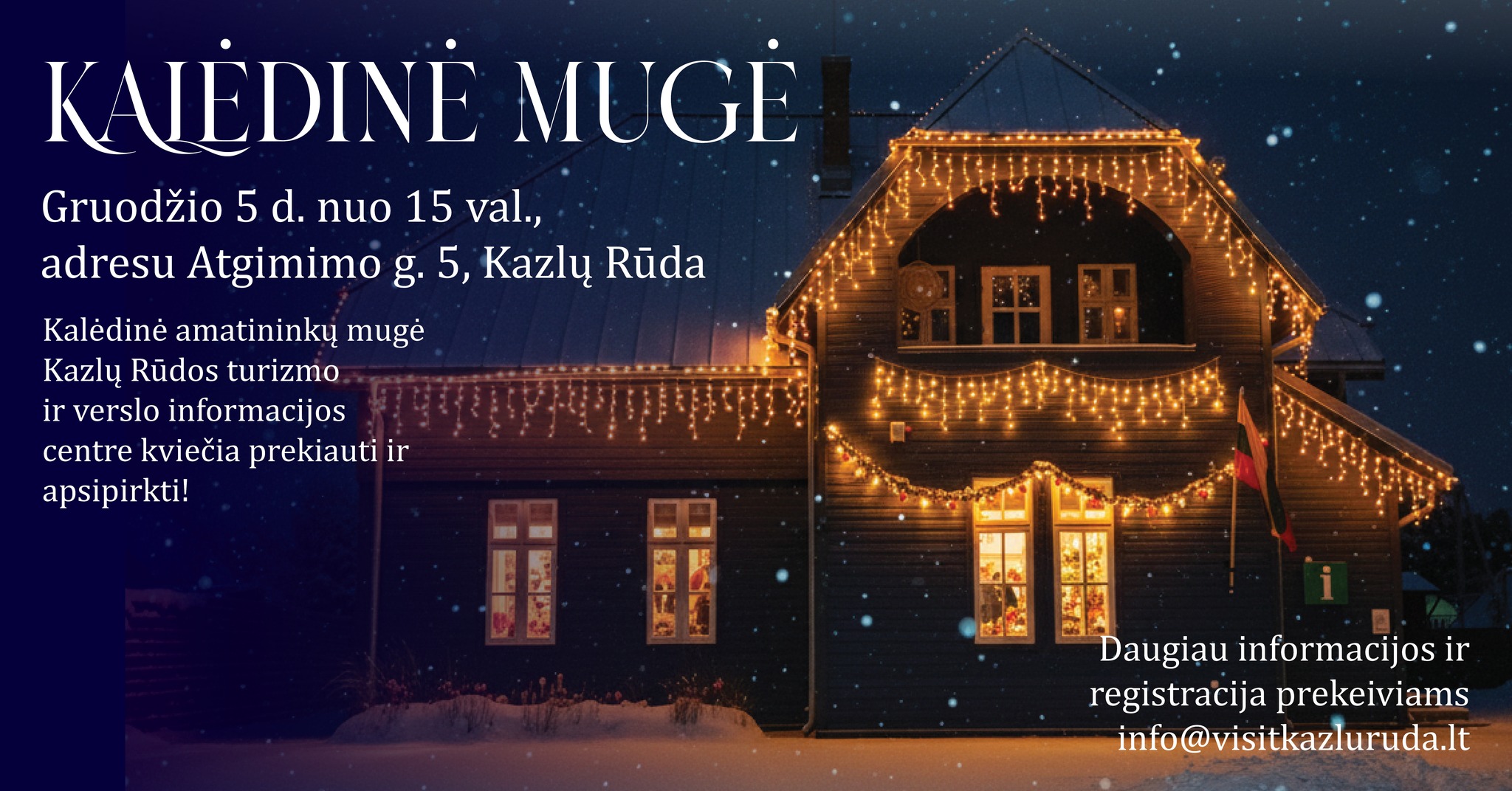 Kalėdinė mugė Kazlų Rūdoje 2025