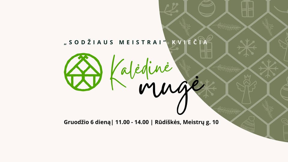 Kalėdinė mugė Rūdiškėse 2025